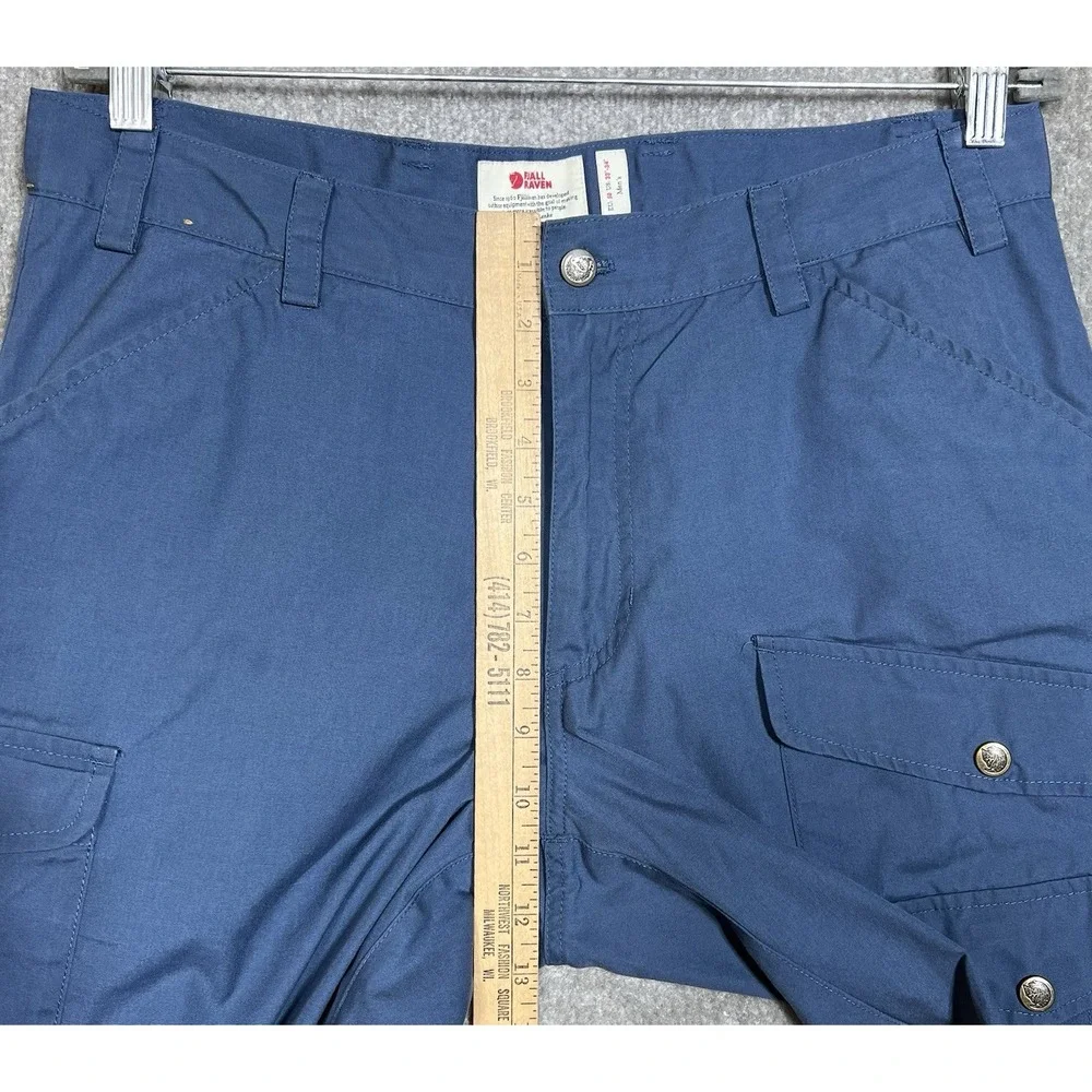 Fjallraven Greenland Pro G-1000 Cargo Trouser Pants Mens Sz 33-34 Blue Gorpcore